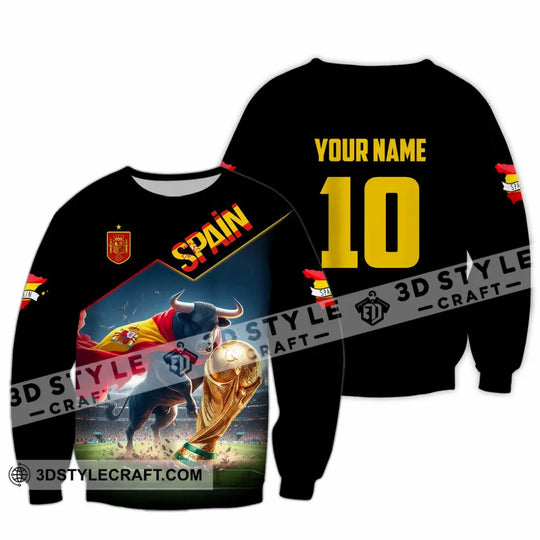 Unisex Shirt - Custom Spain 3D Shirt style option 3