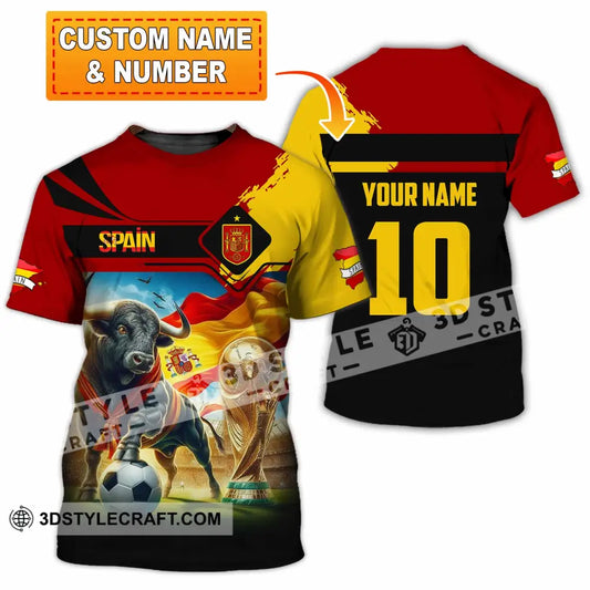 Unisex Shirt - Custom Spain 3D Shirt T-shirt