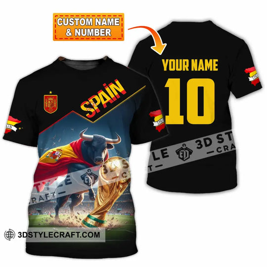 Unisex Shirt - Custom Spain 3D Shirt style option 1