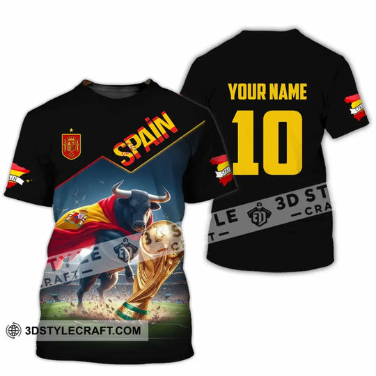 Unisex Shirt - Custom Spain 3D Shirt style option 4