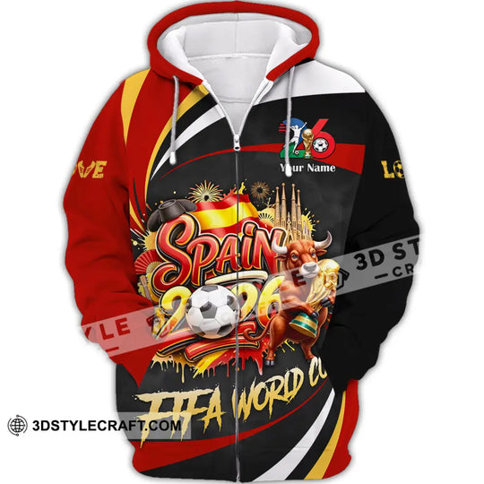 Unisex Shirt - Custom Spain 3D Shirt style option 2
