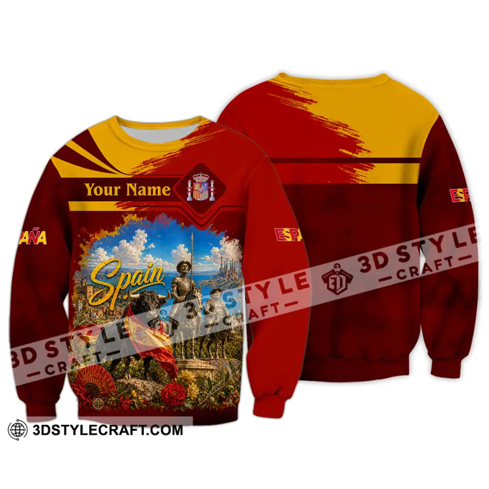 Unisex Shirt - Custom Spain Shirt - Long Sleeve / S - T-shirt