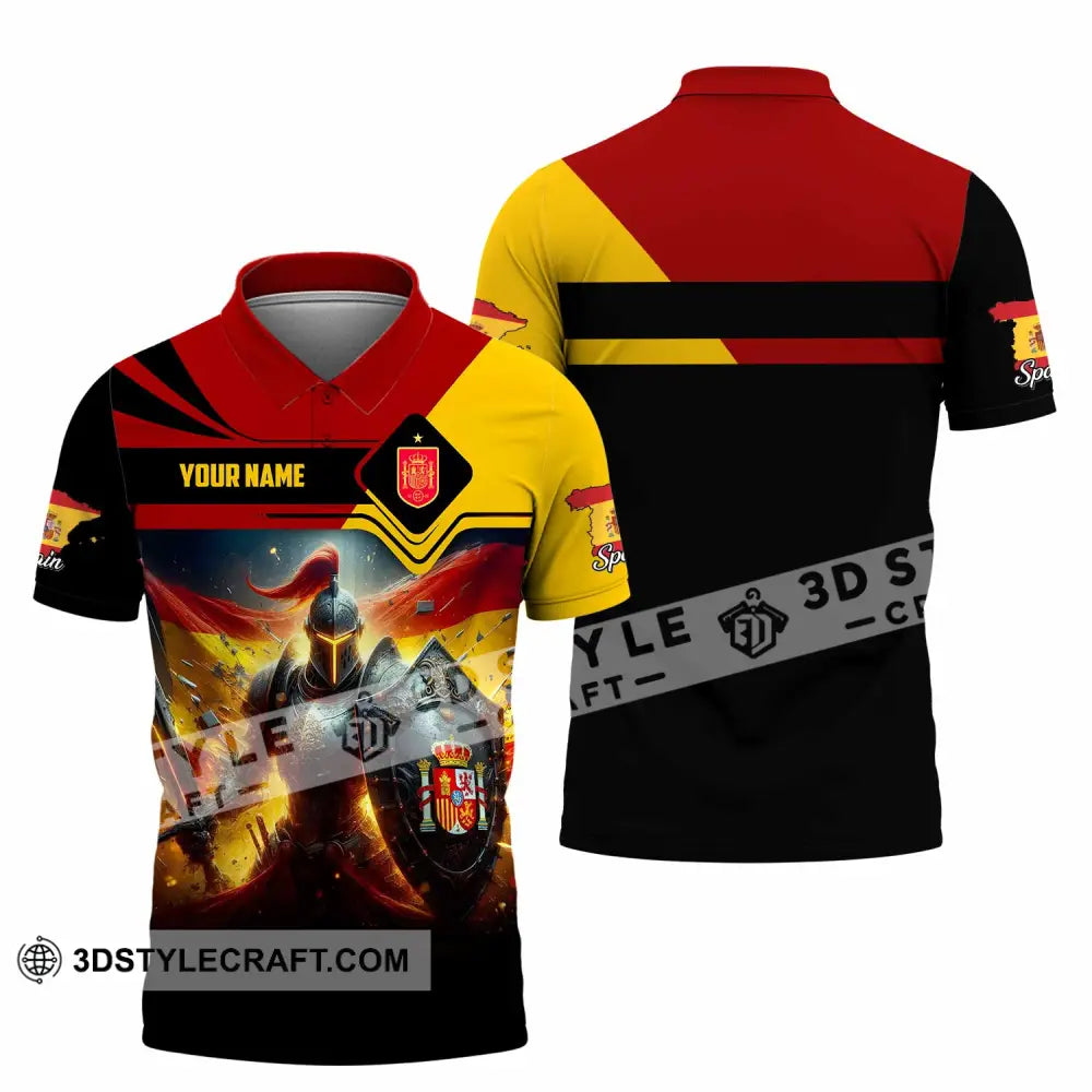 Unisex Shirt - Custom Spain Shirt Polo Shirt / S T-shirt