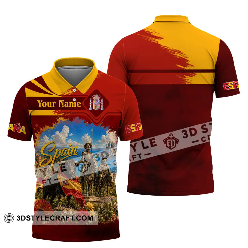 Unisex Shirt - Custom Spain Shirt - Polo Shirt / S - T-shirt