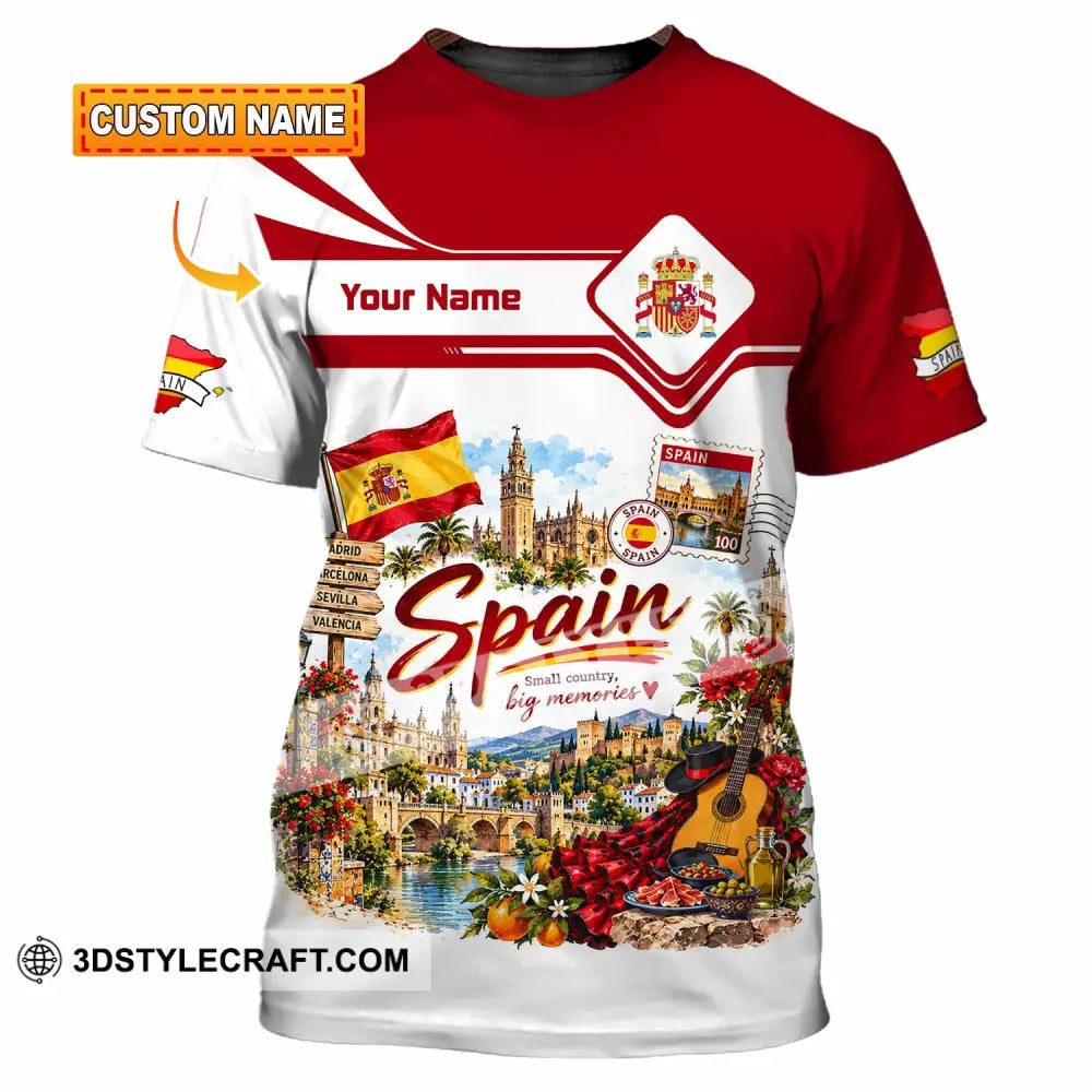 Unisex Shirt - Custom Spain Shirt - T-shirt