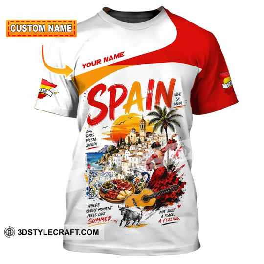 Unisex Shirt - Custom Spain Shirt style option 1