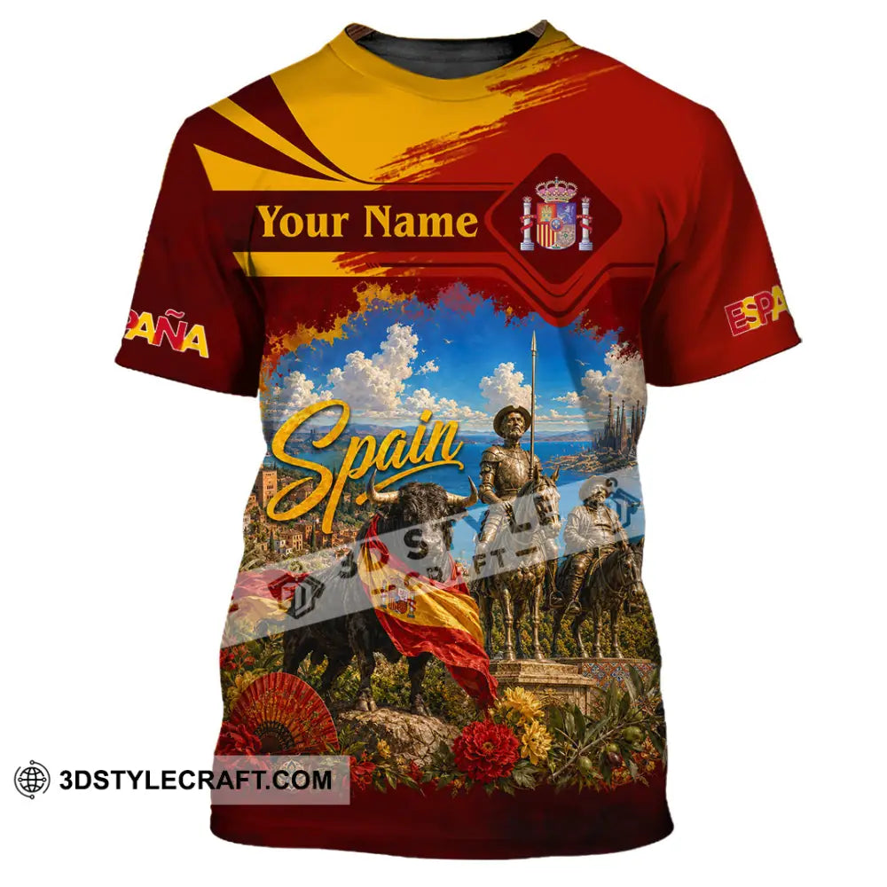 Unisex Shirt - Custom Spain Shirt - T-Shirt / S - T-shirt