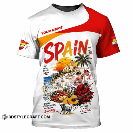Unisex Shirt - Custom Spain Shirt style option 4