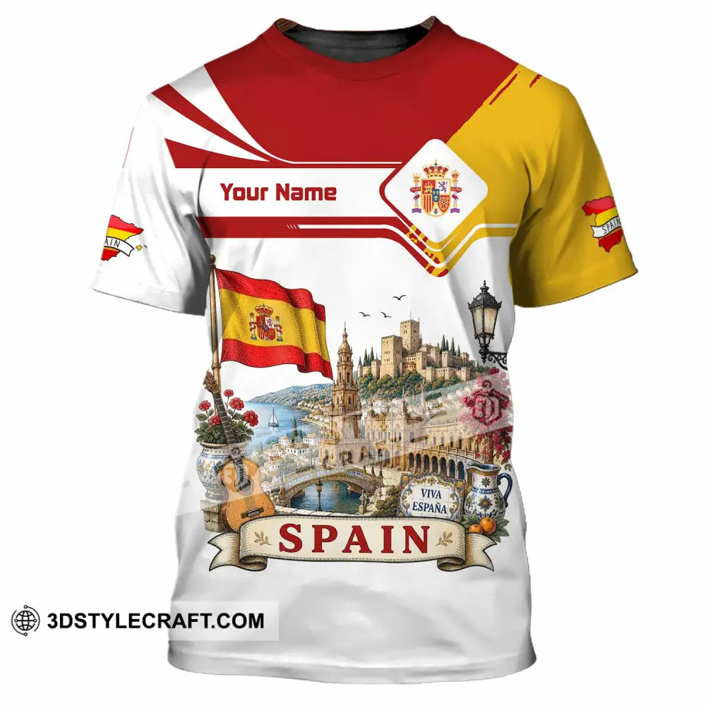 Unisex Shirt - Custom Spain Shirt - T-Shirt / S - T-shirt
