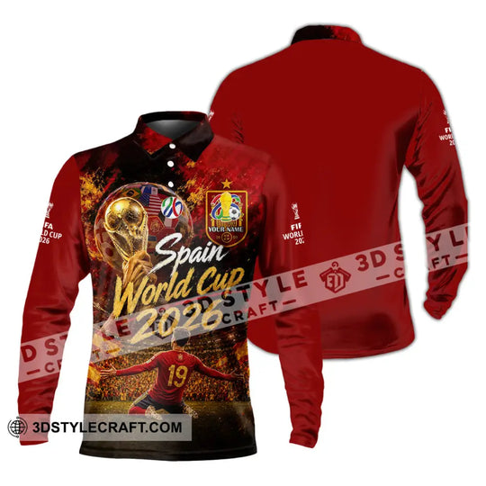 Unisex Shirt - Custom Spain World Cup 2026 Shirt style option 4