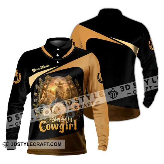 Unisex Shirt - Custom Stay Salty Cowgirl Shirt style option 4