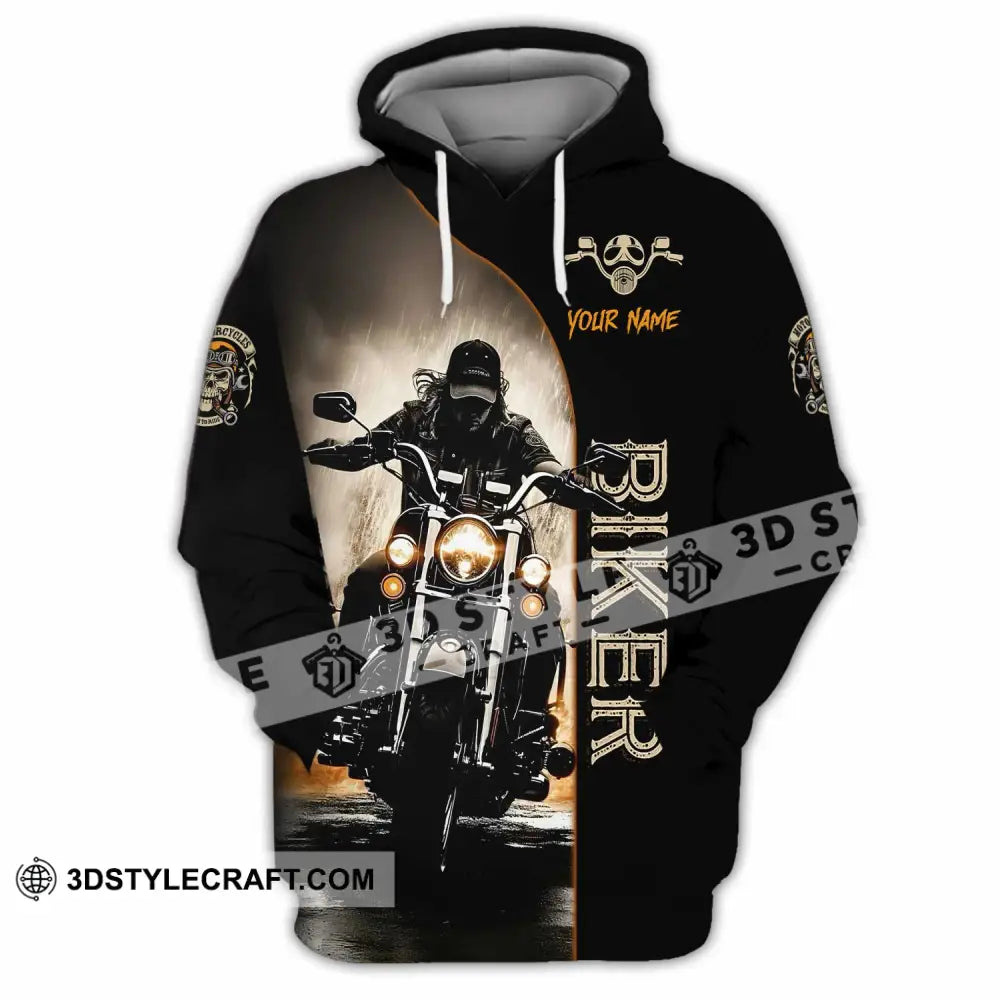 Unisex Shirt - Custom Swag Biker Biker Lover Sporty Shirt Hoodie / S T-shirt