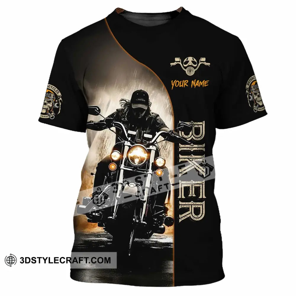 Unisex Shirt - Custom Swag Biker Biker Lover Sporty Shirt T-Shirt / S T-shirt
