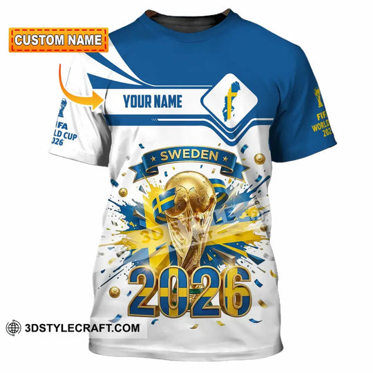 Unisex Shirt - Custom Sweden 3D Shirt style option 1