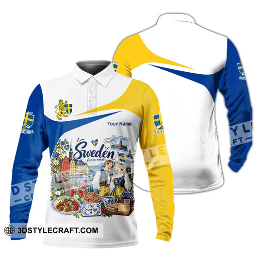 Unisex Shirt - Custom Sweden Shirt style option 4
