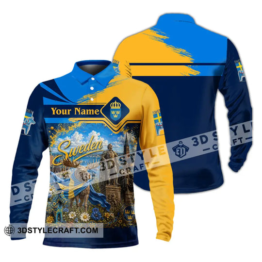 Unisex Shirt - Custom Sweden Shirt style option 4