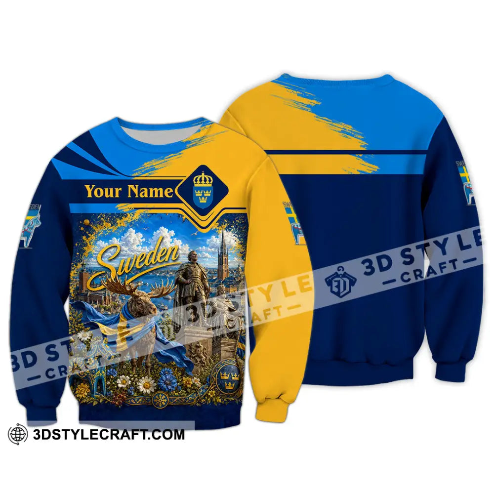 Unisex Shirt - Custom Sweden Shirt - Long Sleeve / S - T-shirt