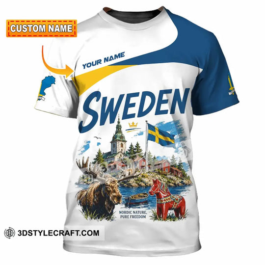 Unisex Shirt - Custom Sweden Shirt style option 1