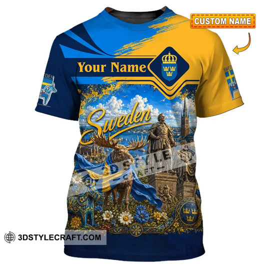 Unisex Shirt - Custom Sweden Shirt style option 1