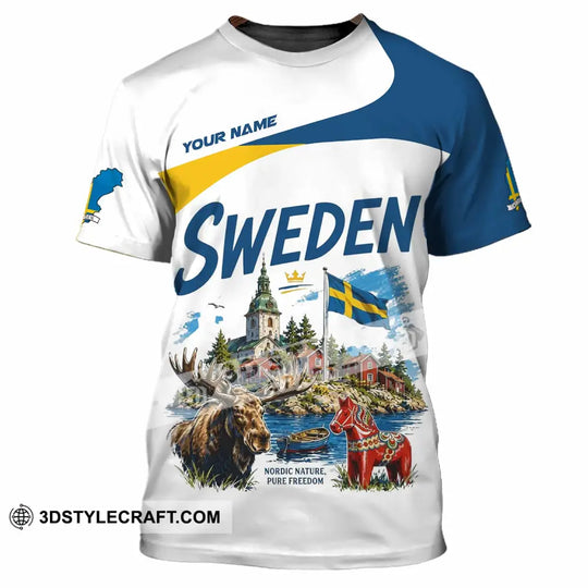 Unisex Shirt - Custom Sweden Shirt style option 4