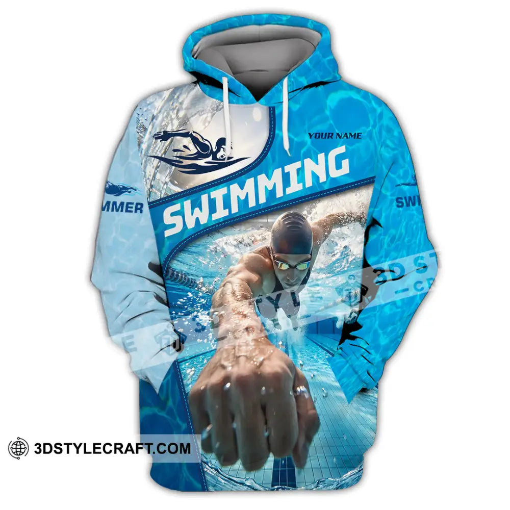 Unisex Shirt - Custom Swimming Shirt - Hoodie / S - T-shirt