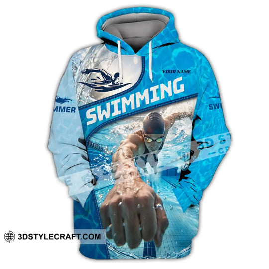 Unisex Shirt - Custom Swimming Shirt style option 2