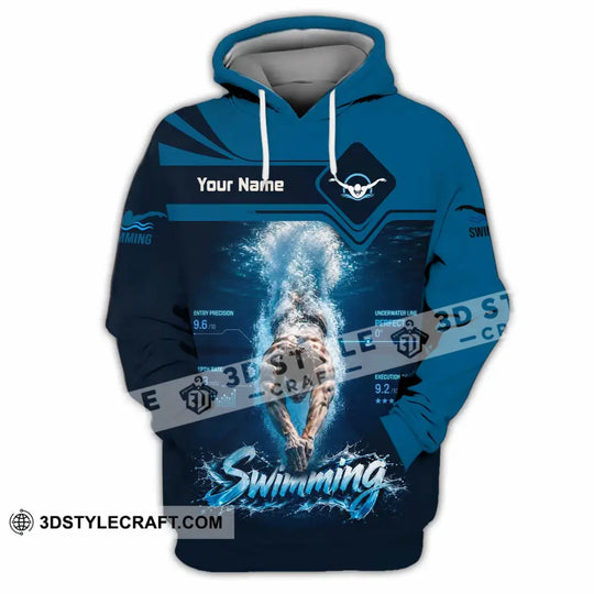 Unisex Shirt - Custom Swimming Shirt style option 3