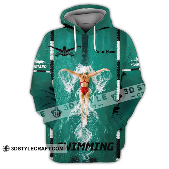 Unisex Shirt - Custom Swimming Shirt style option 2