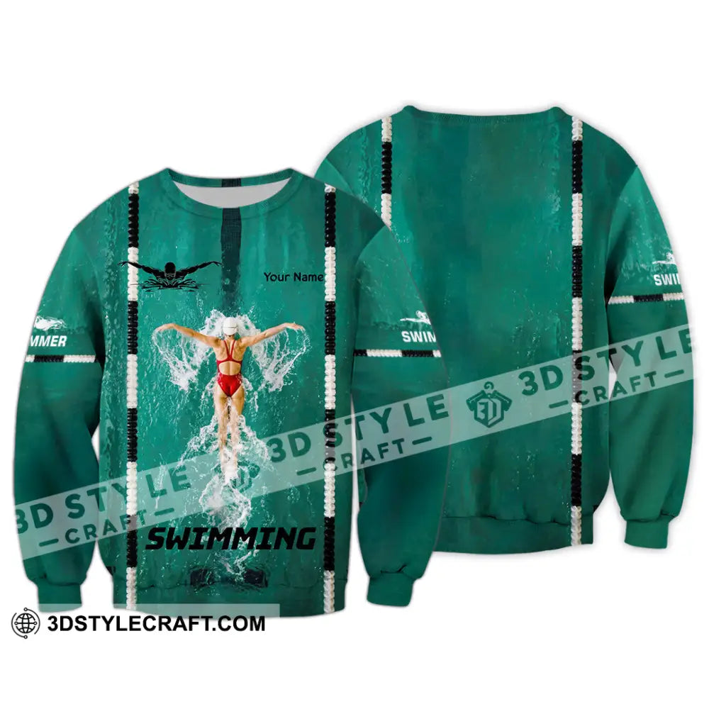 Unisex Shirt - Custom Swimming Shirt - Long Sleeve / S - T-shirt