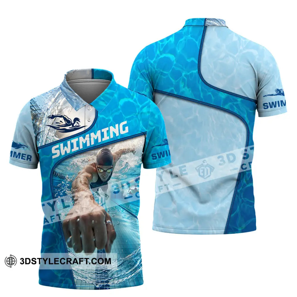 Unisex Shirt - Custom Swimming Shirt - Polo Shirt / S - T-shirt