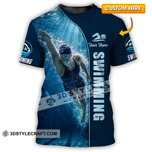 Unisex Shirt - Custom Swimming Shirt - T-shirt