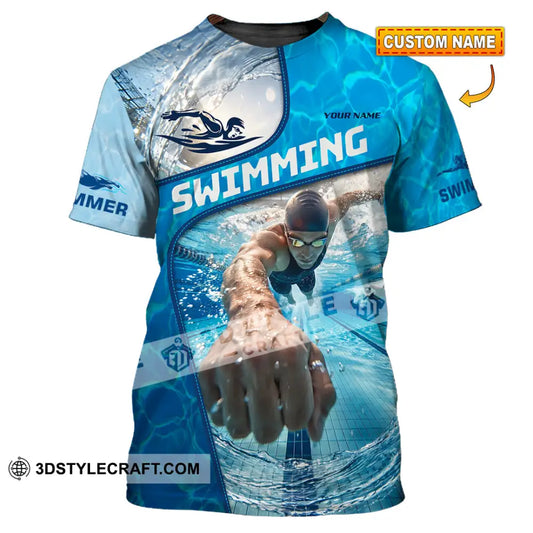 Unisex Shirt - Custom Swimming Shirt - T-shirt