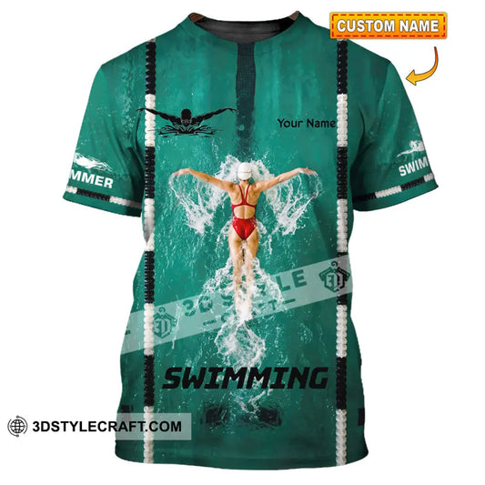 Unisex Shirt - Custom Swimming Shirt - T-shirt