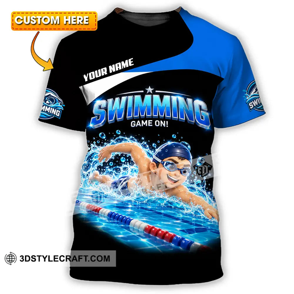 Unisex Shirt - Custom Swimming Shirt - T-shirt