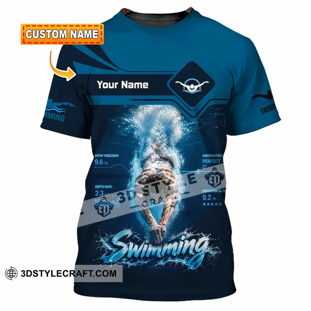 Unisex Shirt - Custom Swimming Shirt - T-shirt