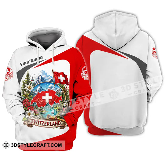 Unisex Shirt - Custom Switzerland Shirt style option 3