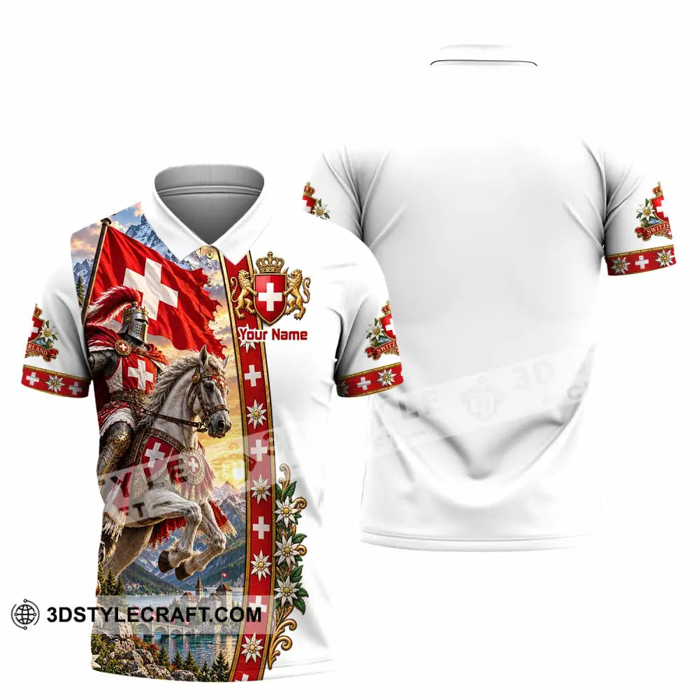 Unisex Shirt - Custom Switzerland Shirt - Polo Shirt / S - T-shirt