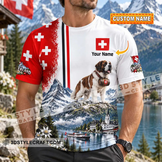 Unisex Shirt - Custom Switzerland Shirt style option 2