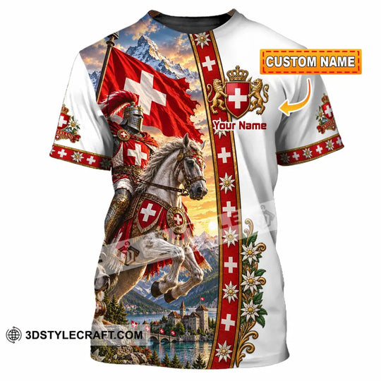 Unisex Shirt - Custom Switzerland Shirt style option 1
