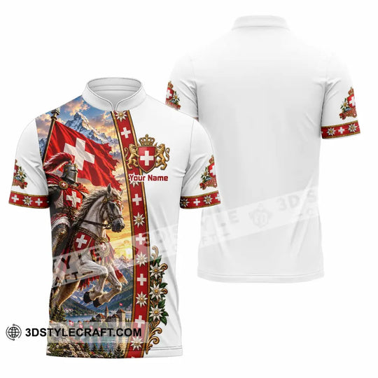 Unisex Shirt - Custom Switzerland Shirt style option 3