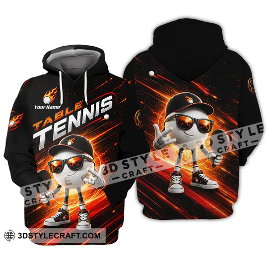 Unisex Shirt - Custom Table Tennis Shirt style option 3