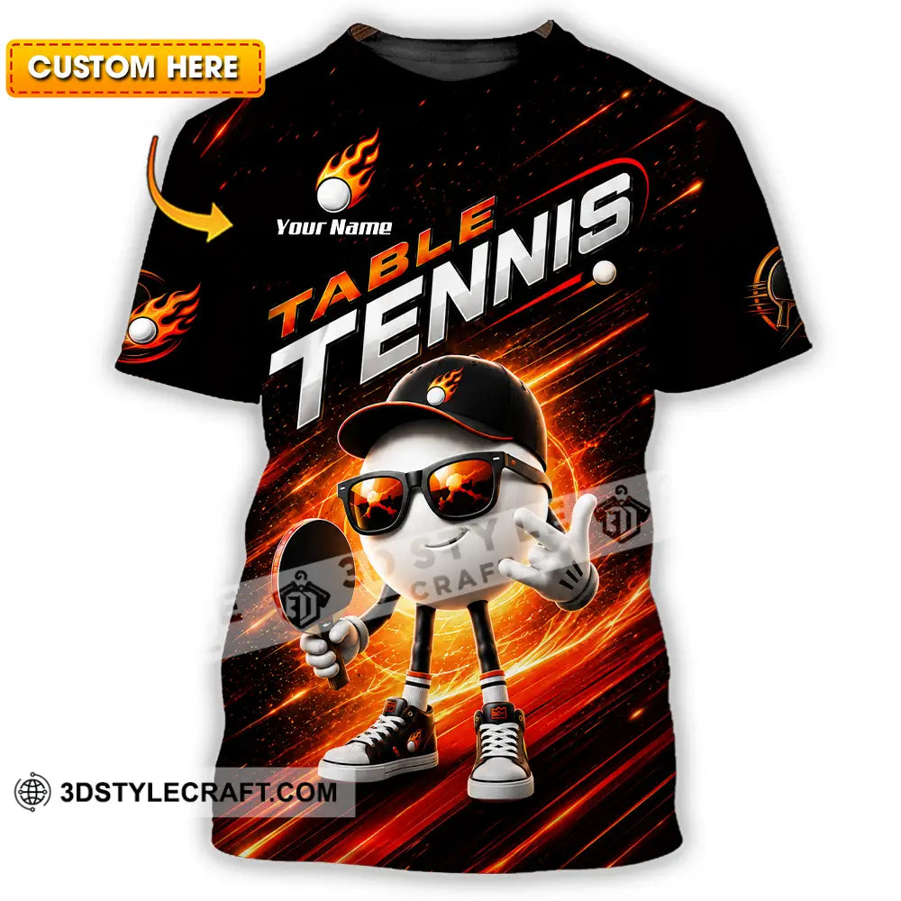 Unisex Shirt - Custom Table Tennis Shirt - T-shirt