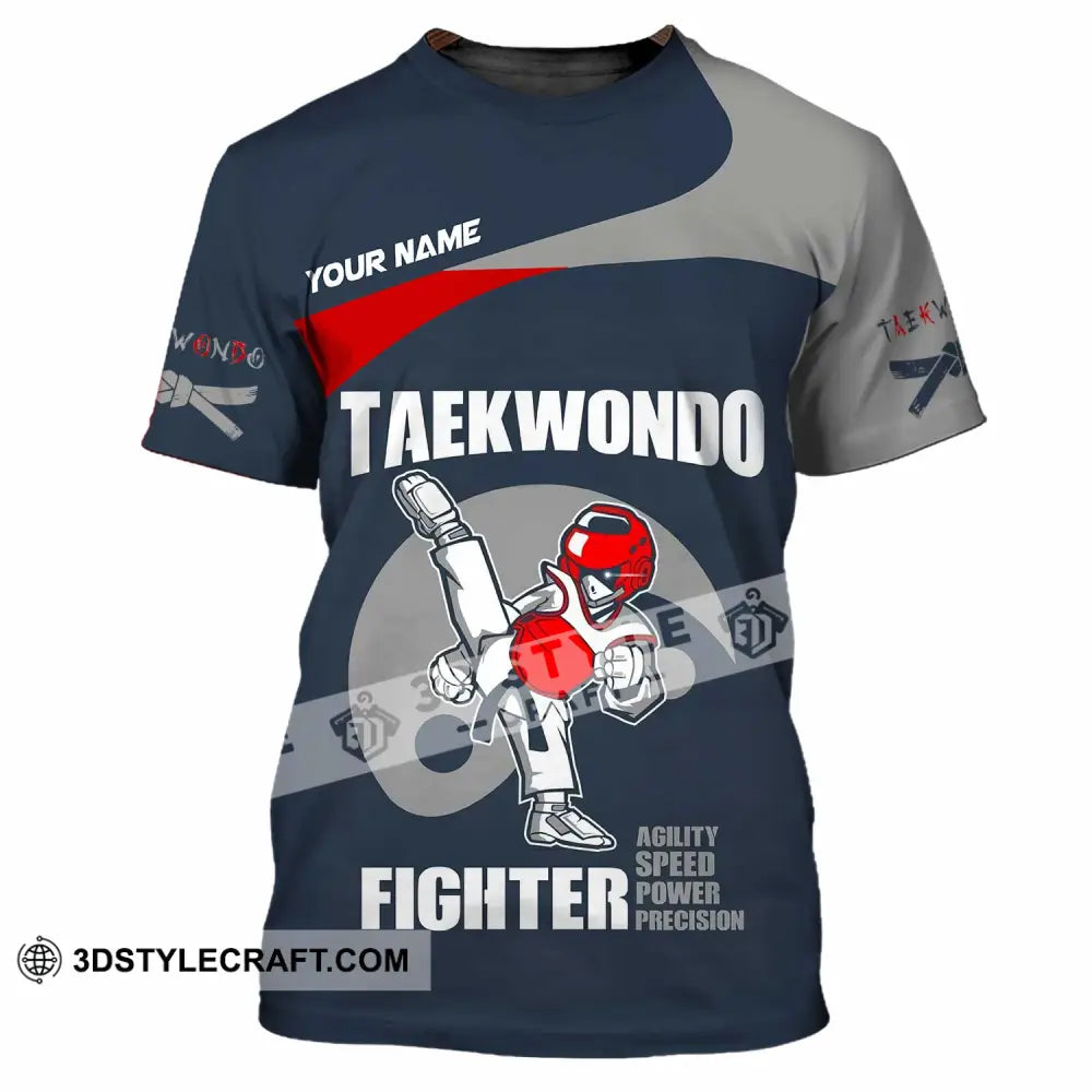 Unisex Shirt Custom Taekwondo Fighter Shirt T Shirt / S T shirt