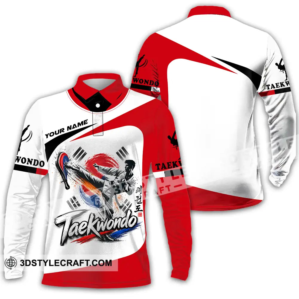 Unisex Shirt - Custom Taekwondo Shirt - Long Sleeve Polo / S - T-shirt
