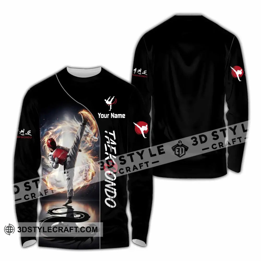 Unisex Shirt - Custom Taekwondo Shirt - Long Sleeve Shirt / S - T-shirt