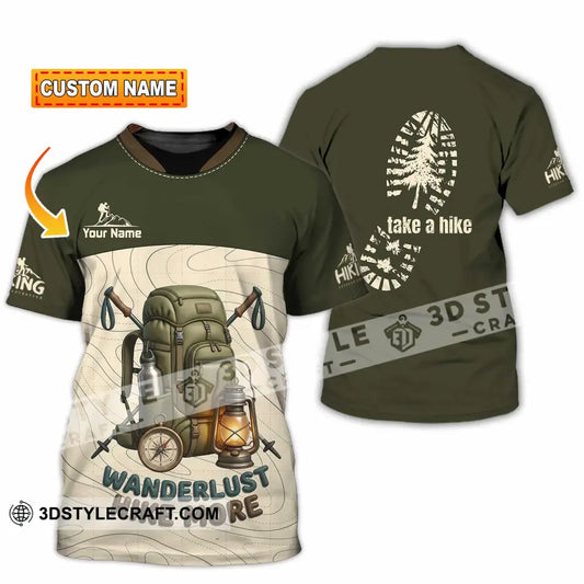 Unisex Shirt - Custom Take A Hike Wanderlust Hike More Shirt - T-shirt
