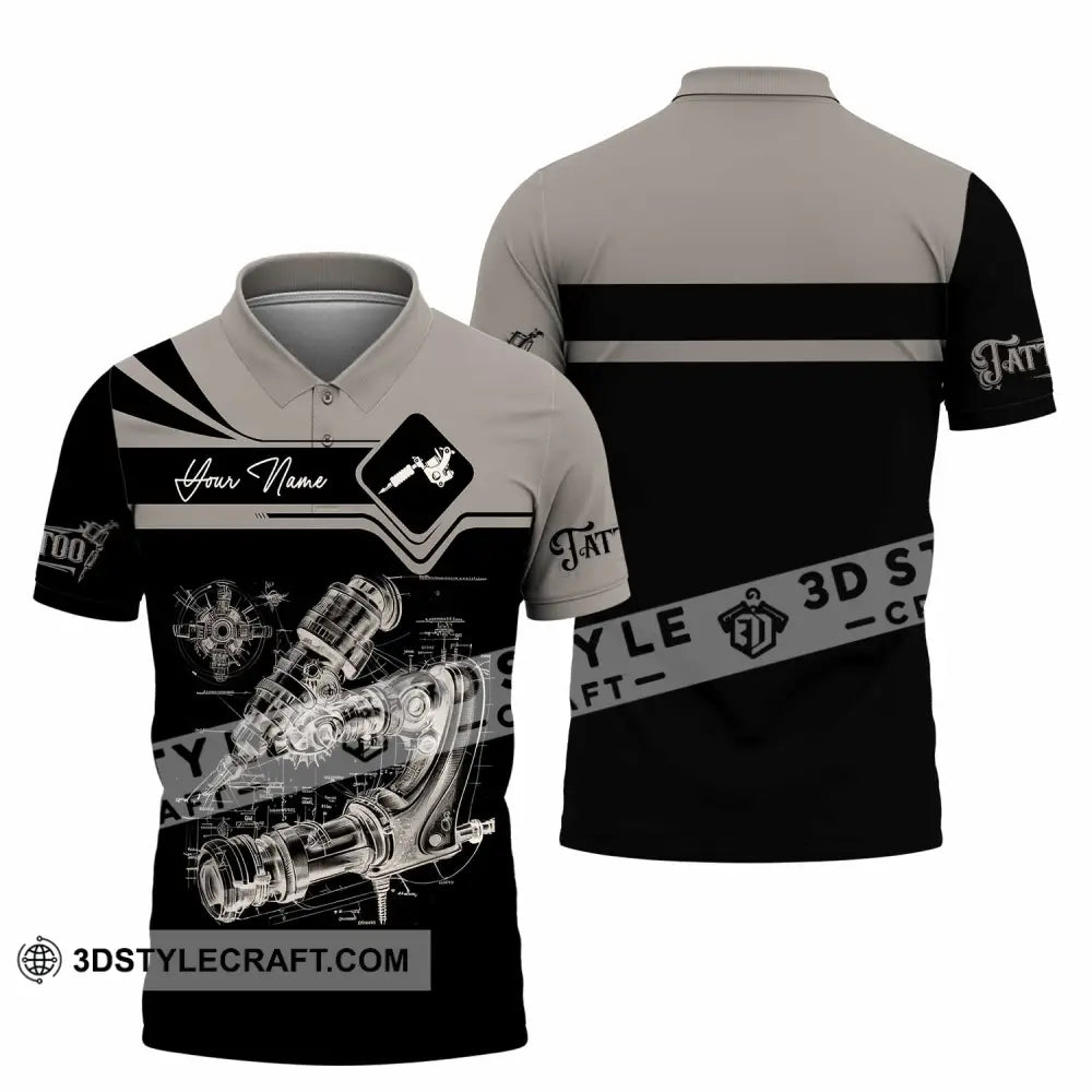 Unisex Shirt - Custom Tattoo Artist Shirt - Polo Shirt / S - T-shirt
