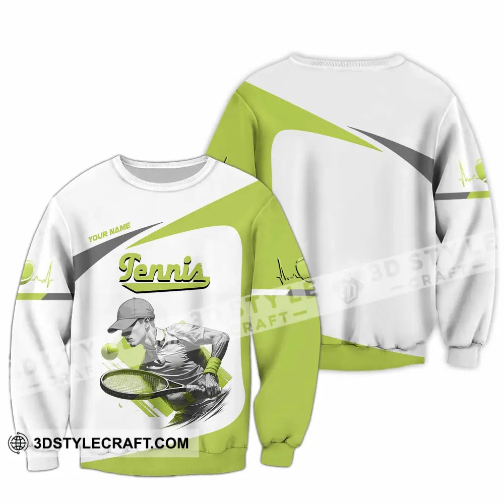 Unisex Shirt - Custom Tennis 3D Shirt Long Sleeve / S T-shirt