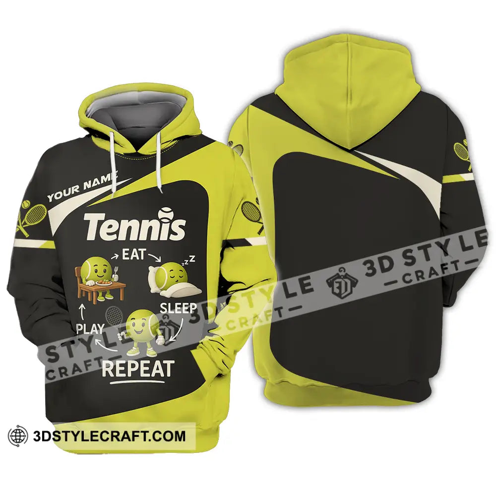 Unisex Shirt - Custom Tennis Shirt Hoodie / S T-shirt