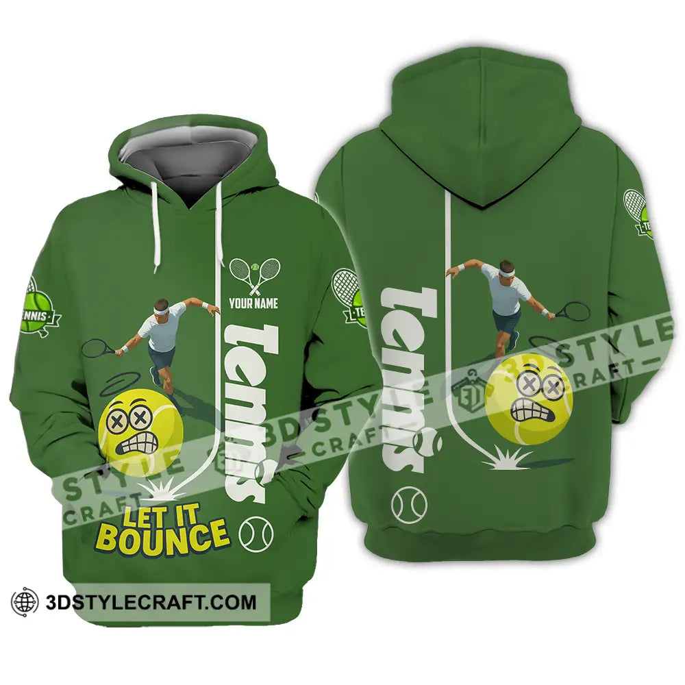 Unisex Shirt - Custom Tennis Let It Bounce Shirt Hoodie / S T-shirt